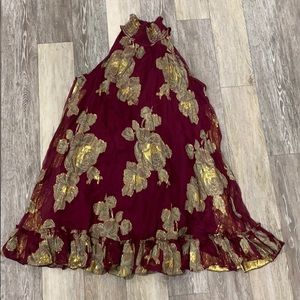 NWT Anthropologie Hemant & Nandita Floral Dress